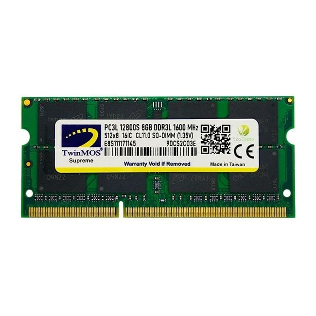 TwinMOS 8GB DDR3 1600MHz 1.35V (MDD3L8GB1600N)(NB)