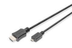 Digitus AK-330109-010-S Micro HDMI-HDMI Kablo (1m)