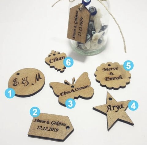 Ahşap Pleksi 3cm 25 adet 3