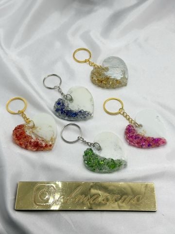 Epoksi Anahtarlık 11 (25 adet) Yeşil