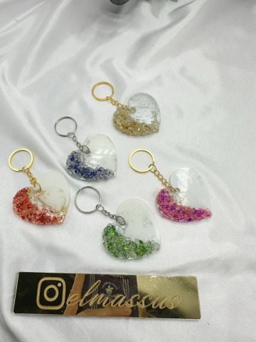 Epoksi Anahtarlık 11 (25 adet) Yeşil