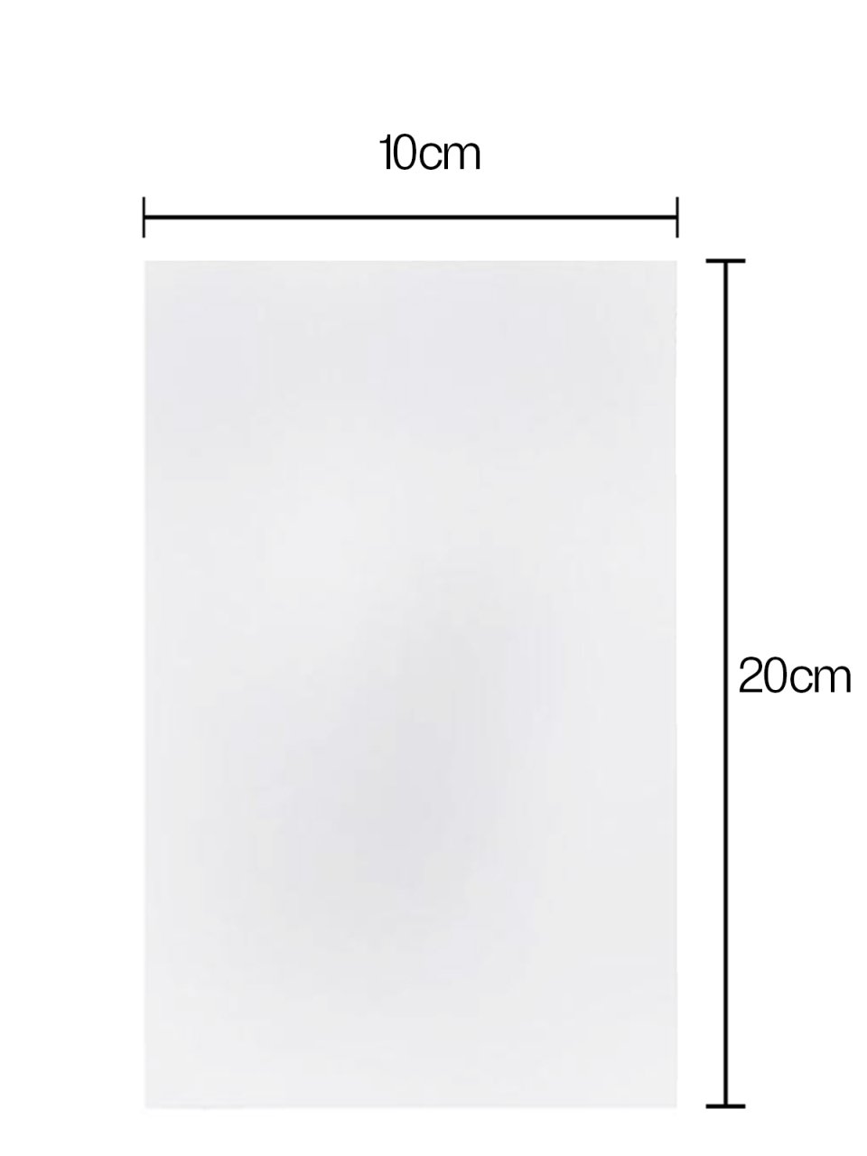 Düz Şeffaf Poşet 100 adet (10x20)