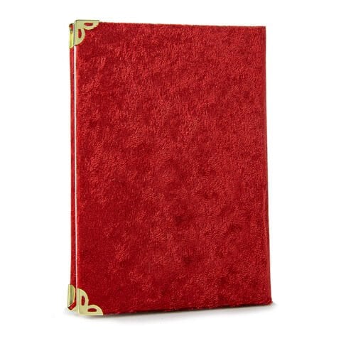 Hediyelik Kadife Kaplı Yasin 128 sayfa - 14x7cm 10 adet Bordo
