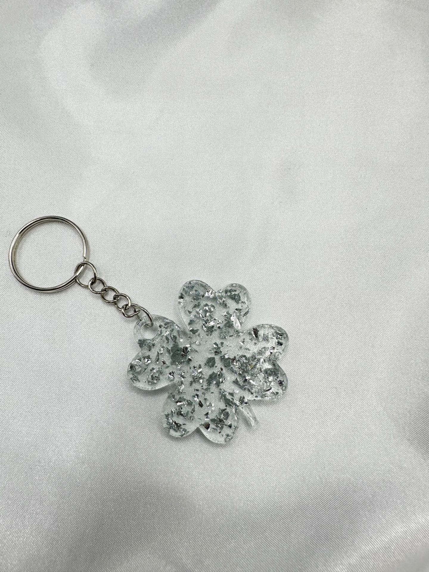 Epoksi Anahtarlık 13 (25 adet) Gümüş