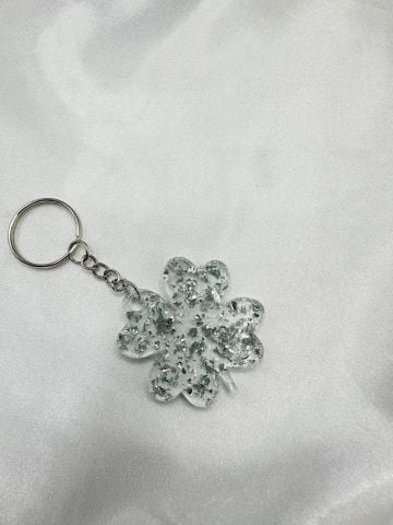 Epoksi Anahtarlık 13 (25 adet) Gümüş