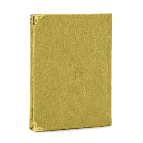 Hediyelik Kadife Kaplı Yasin 128 sayfa - 7x10cm 10 adet Altın