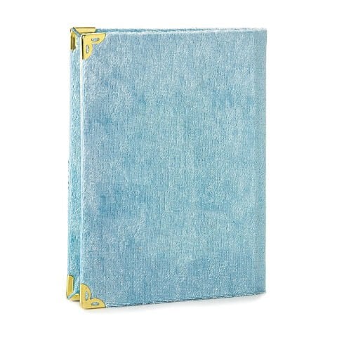 Hediyelik Kadife Kaplı Yasin 128 sayfa - 7x10cm 10 adet Mavi