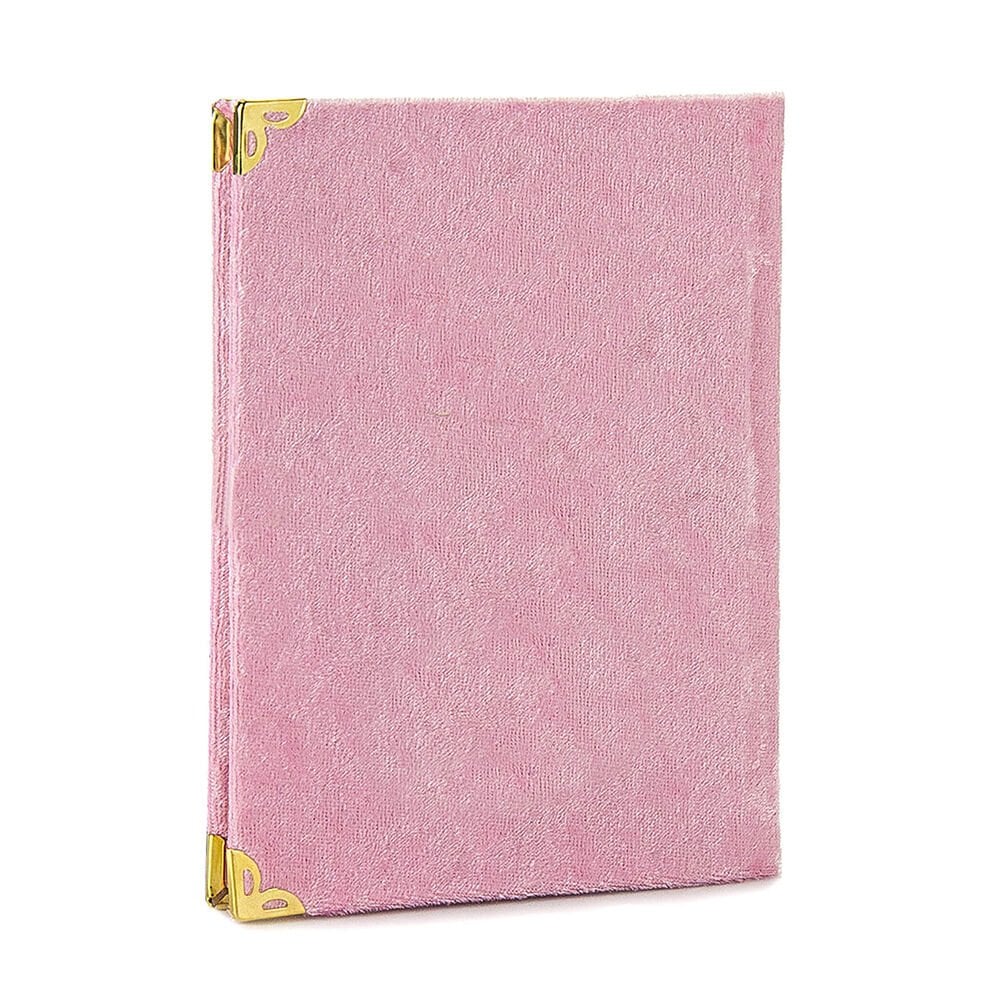 Hediyelik Kadife Kaplı Yasin 128 sayfa - 7x10cm 10 adet Pembe