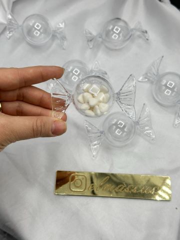 Yuvarlak Şeker Mika 40 adet