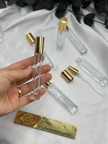 Kare Cep Boy Şişe 12 cm Gümüş