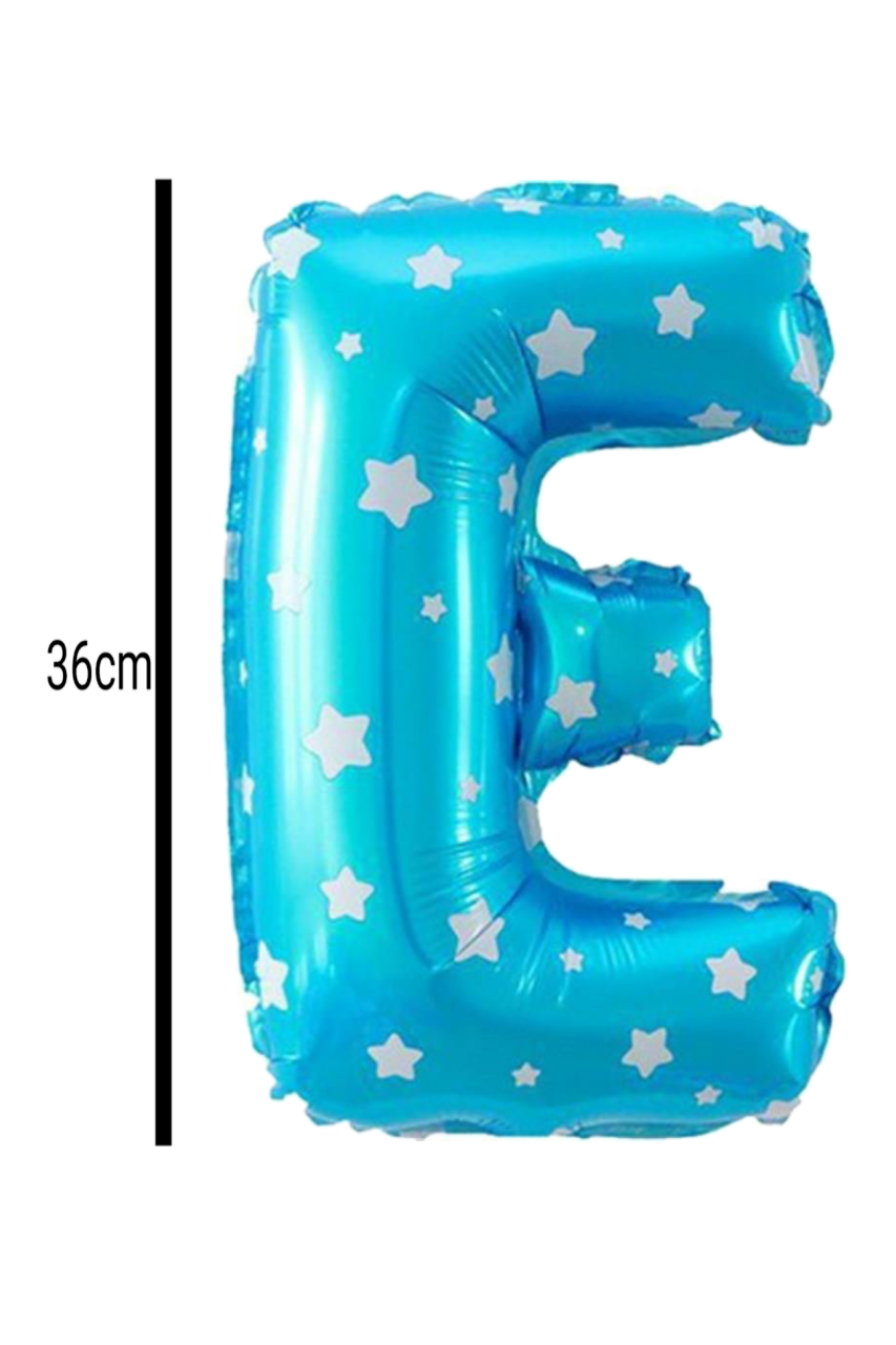 Harf Folyo Balon Mavi 36cm E