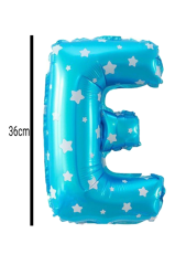 Harf Folyo Balon Mavi 36cm E