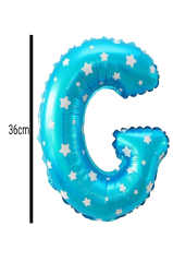 Harf Folyo Balon Mavi 36cm G