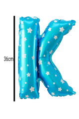 Harf Folyo Balon Mavi 36cm K