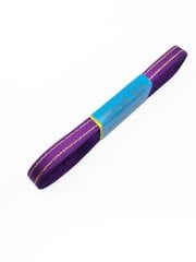 Altın Şeritli Saten Kurdele 1cm Mor
