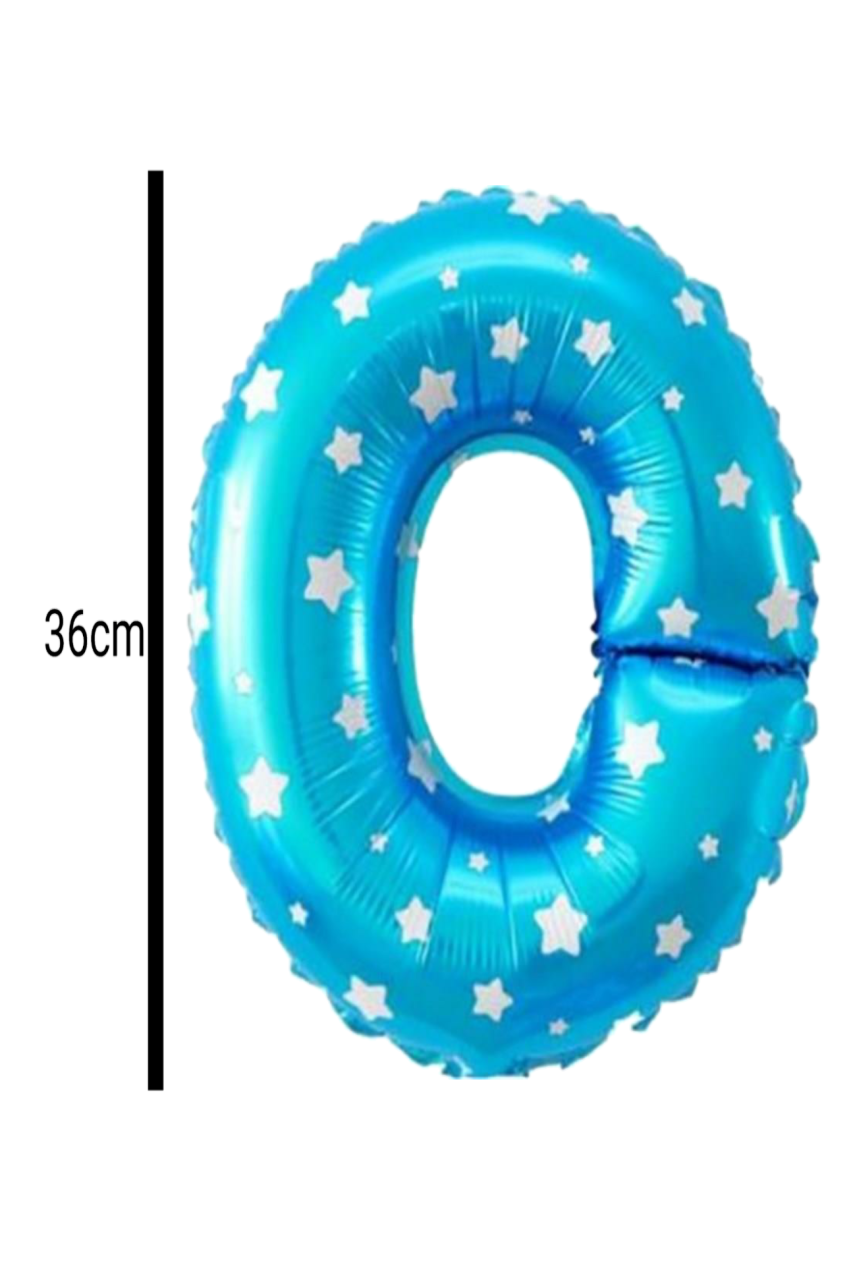 Harf Folyo Balon Mavi 36cm O