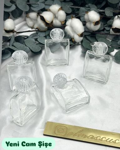 Kenarı Düz Cam Şişe
