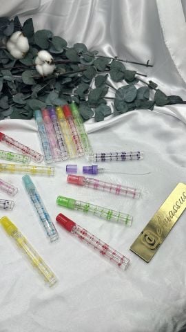 Renkli Çanta Boy  Cam Tüp 10cc (6 adet)