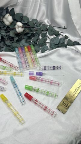 Renkli Çanta Boy  Cam Tüp 10cc (6 adet)