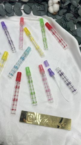 Renkli Çanta Boy  Cam Tüp 10cc (6 adet)