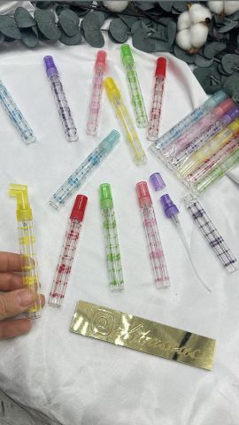 Renkli Çanta Boy  Cam Tüp 10cc (6 adet)