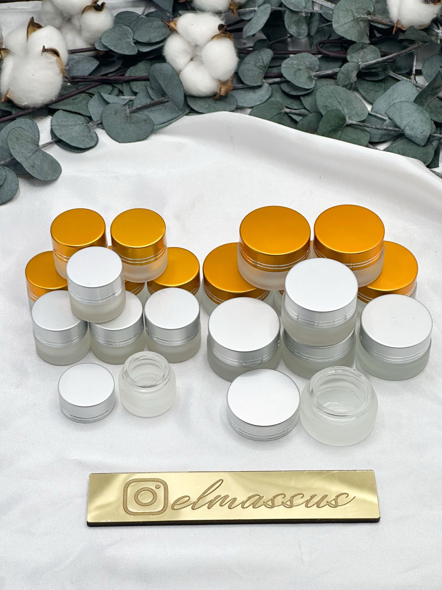 Cam Krem Kutusu 10cc - Gümüş