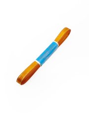 Altın Şeritli Saten Kurdele 1cm Turuncu