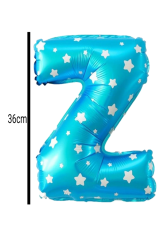 Harf Folyo Balon Mavi 36cm Z