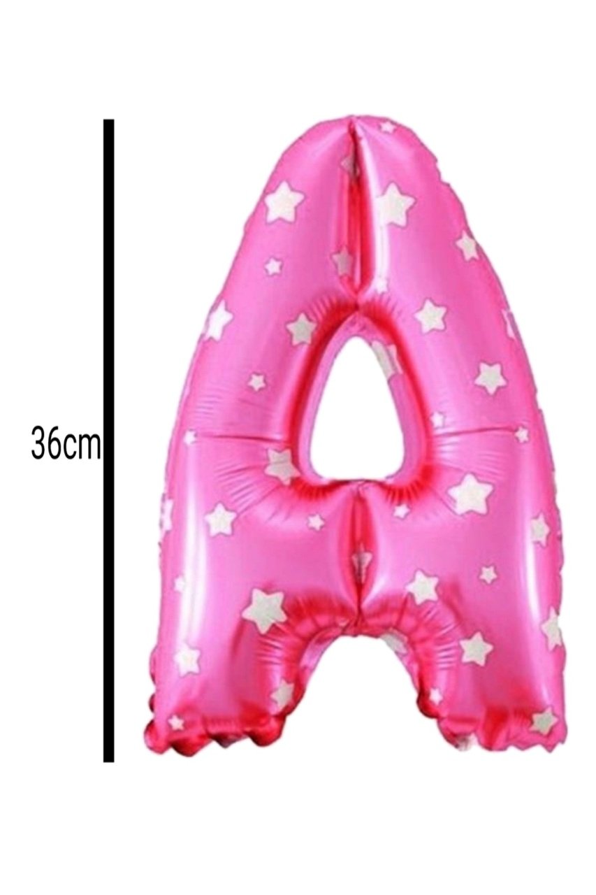 Harf Folyo Balon Pembe 36cm A