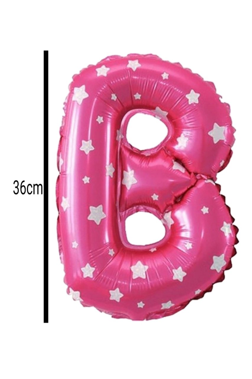 Harf Folyo Balon Pembe 36cm B