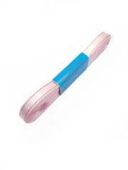Altın Şeritli Saten Kurdele 1cm Pembe