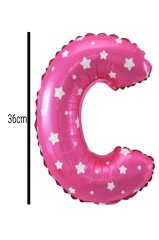 Harf Folyo Balon Pembe 36cm C