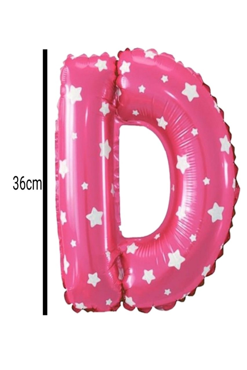 Harf Folyo Balon Pembe 36cm D
