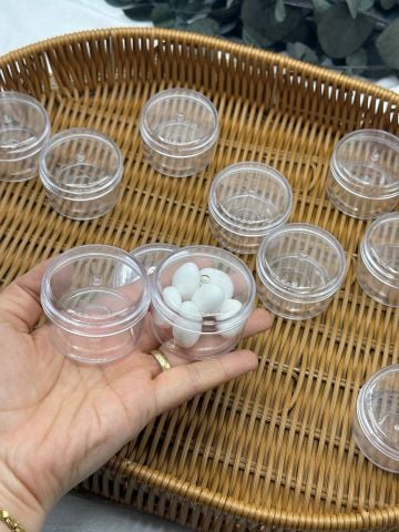 Yuvarlak Mini Mika  Kutu(30 adet )