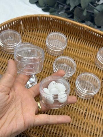 Yuvarlak Mini Mika  Kutu(30 adet )