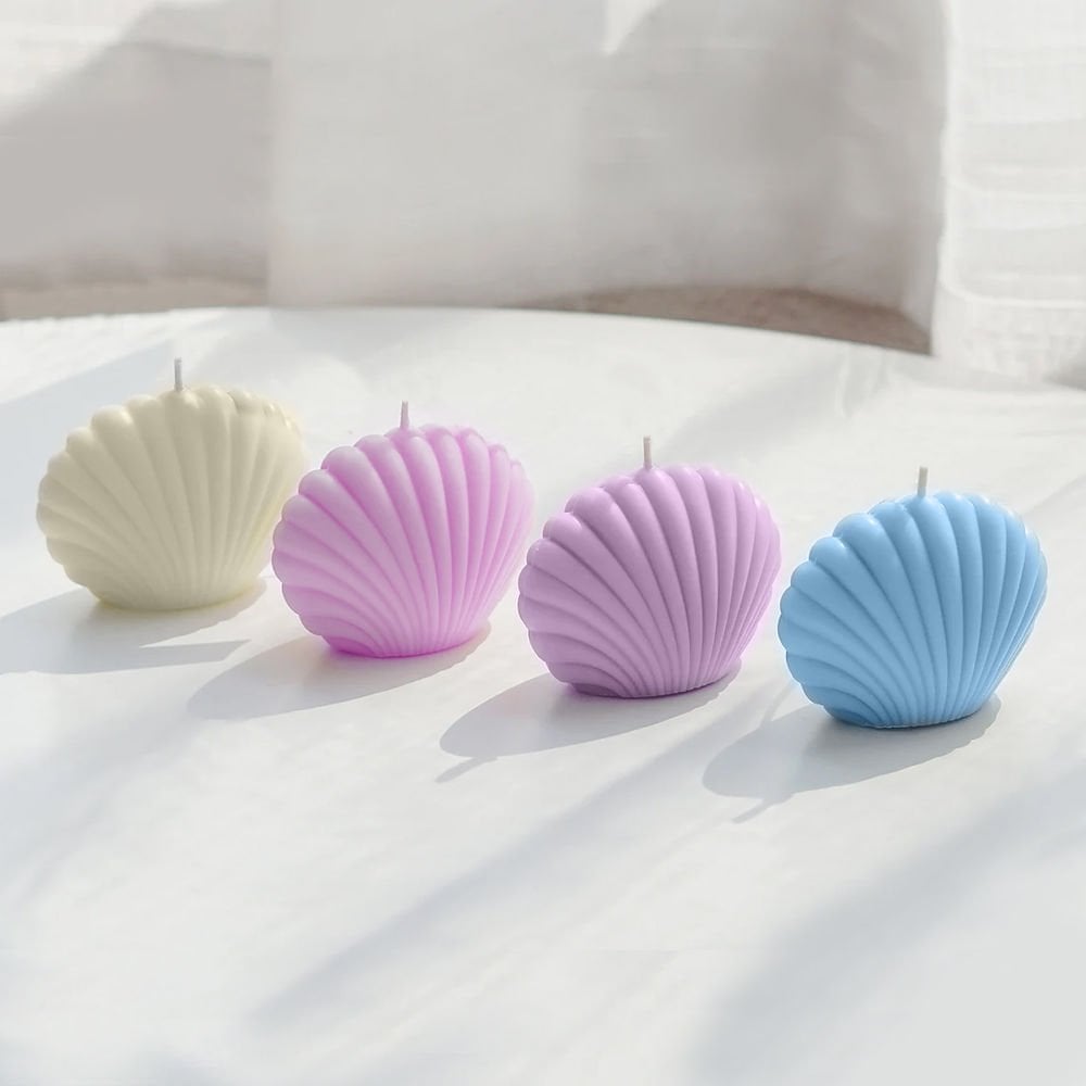 İstiridye Mum (25 adet) Pembe