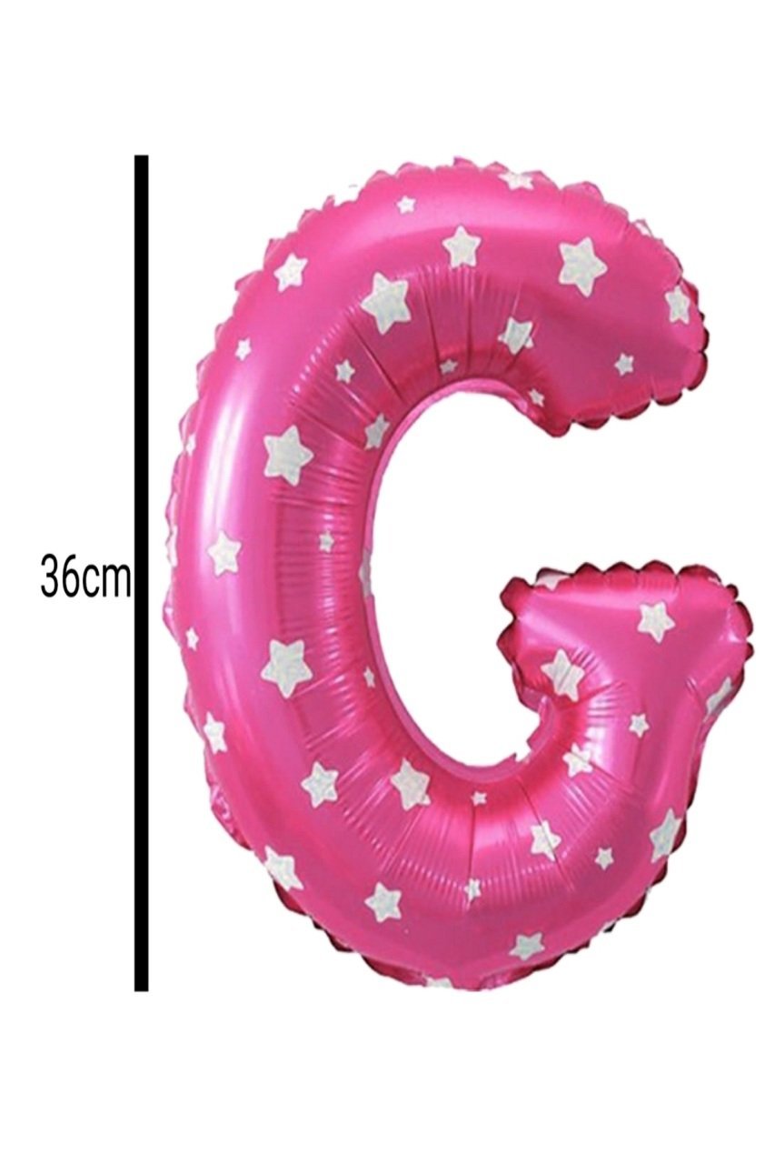 Harf Folyo Balon Pembe 36cm G