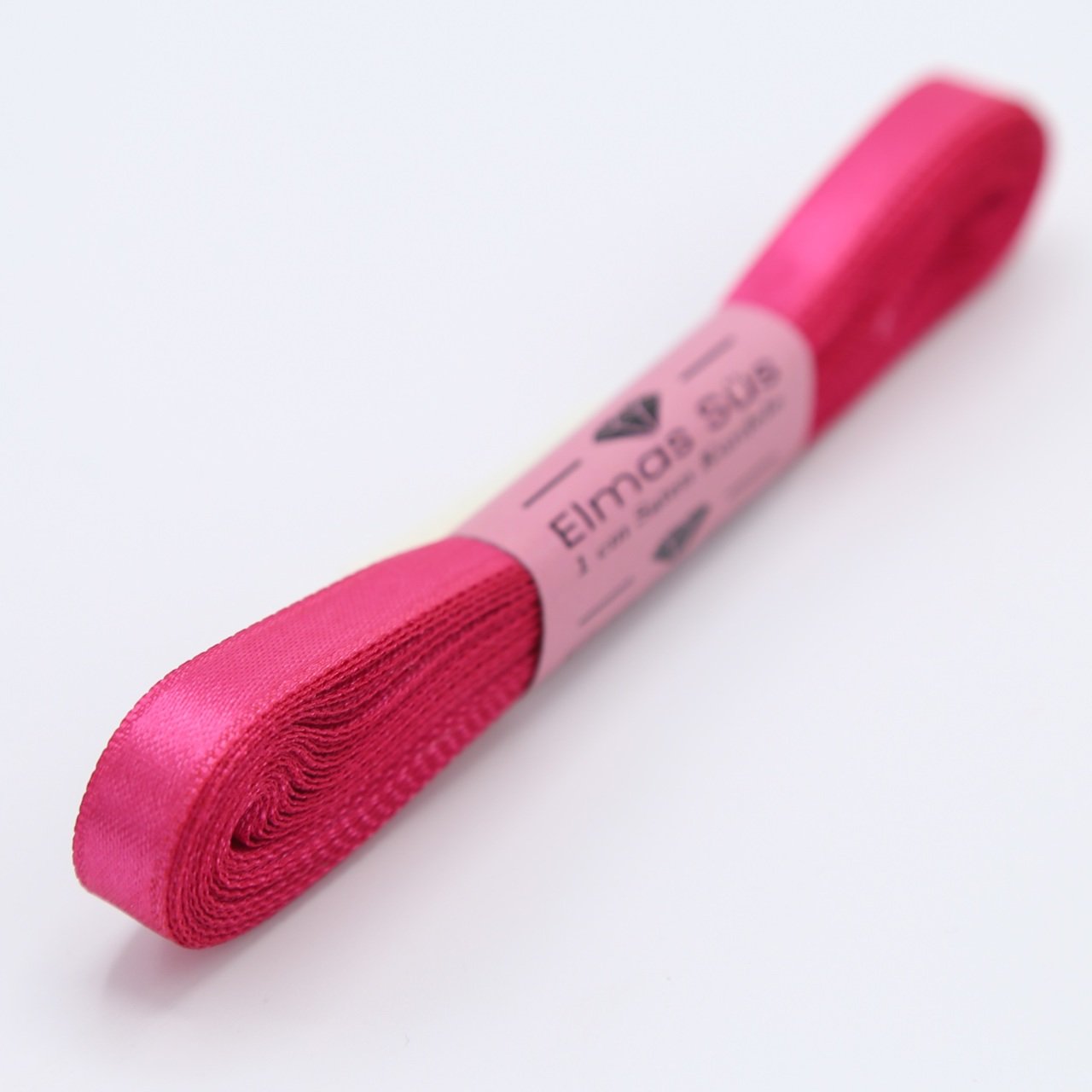 Saten Kurdele 1cm Fuşya