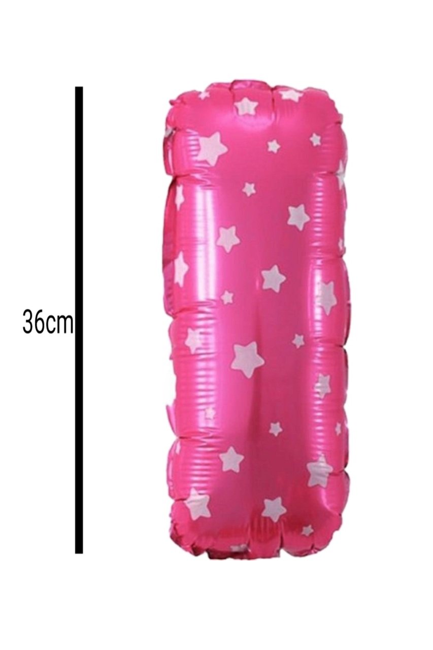 Harf Folyo Balon Pembe 36cm I