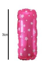 Harf Folyo Balon Pembe 36cm I