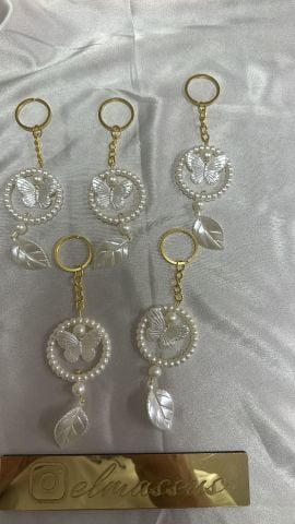 Kelebekli Yapraklı Anahtarlık 