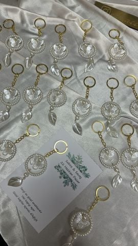 Kelebekli Yapraklı Anahtarlık