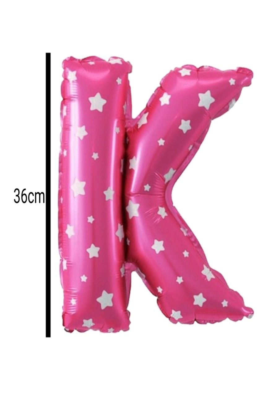 Harf Folyo Balon Pembe 36cm K