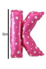 Harf Folyo Balon Pembe 36cm K