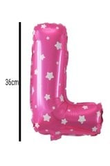 Harf Folyo Balon Pembe 36cm L