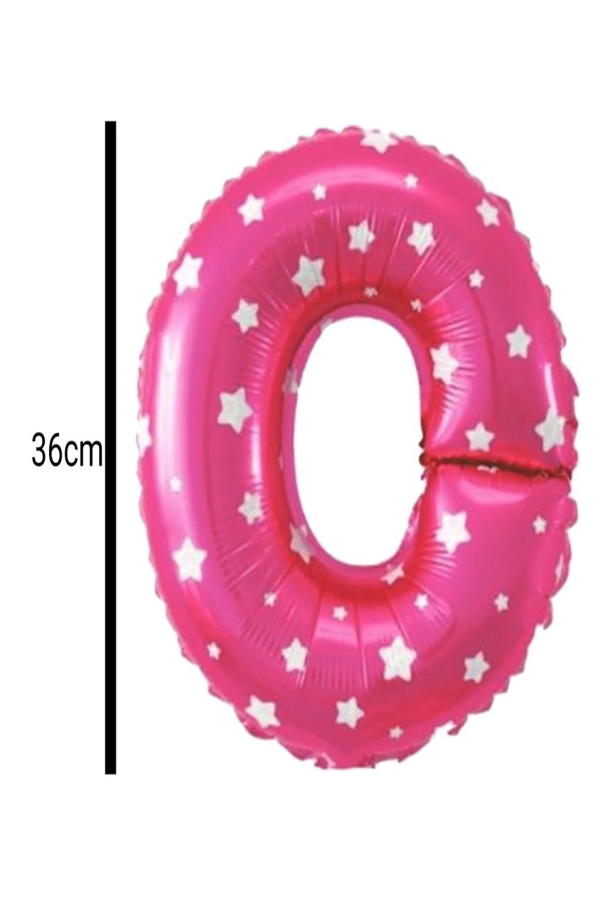Harf Folyo Balon Pembe 36cm O