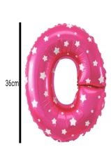 Harf Folyo Balon Pembe 36cm O