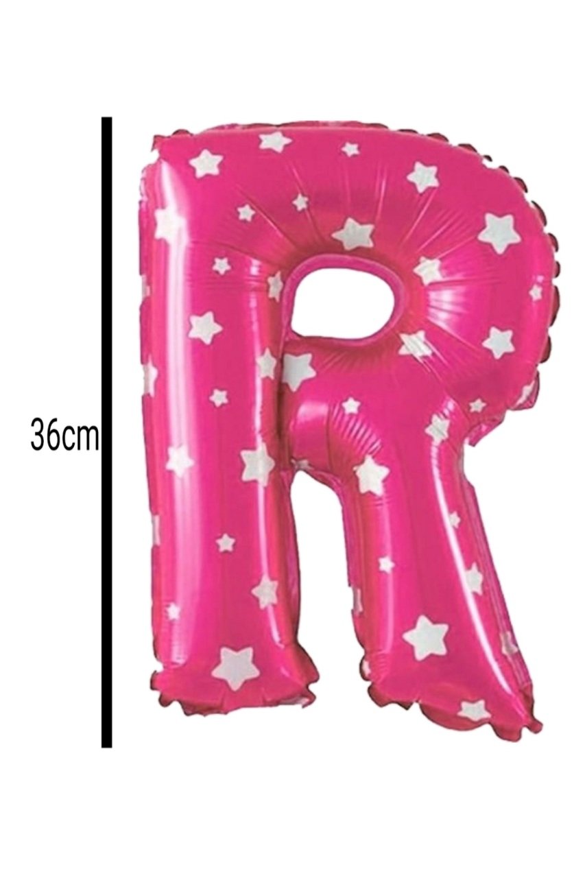 Harf Folyo Balon Pembe 36cm R