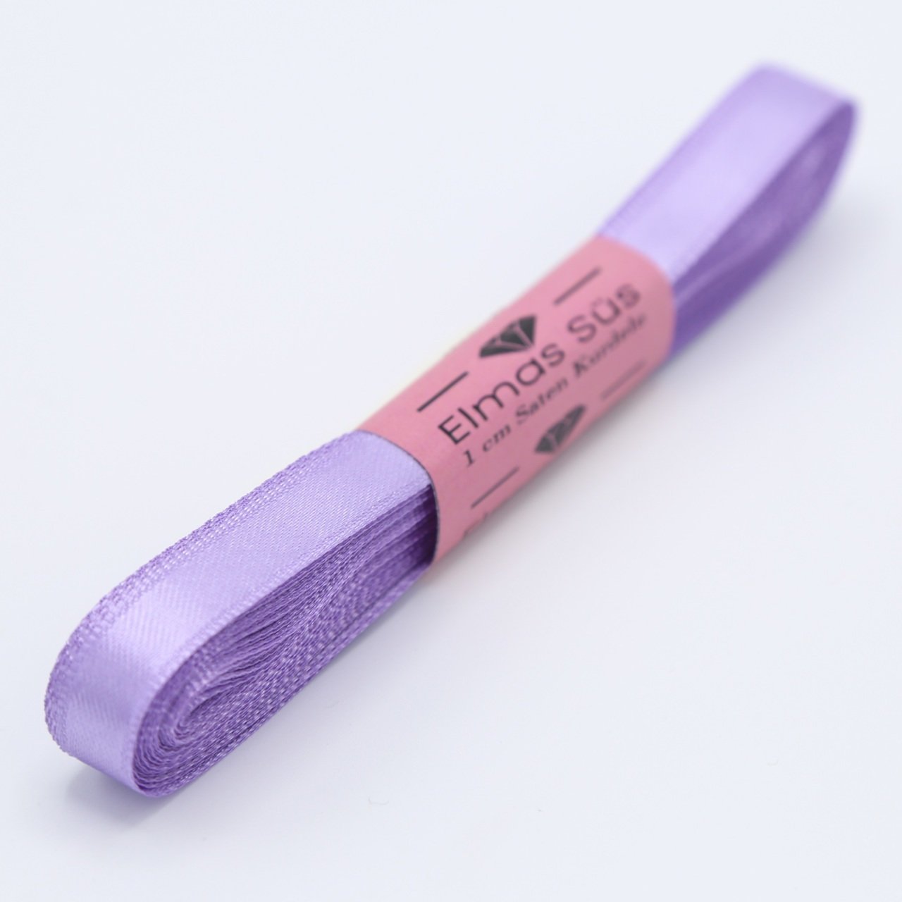 Saten Kurdele 1cm Lila
