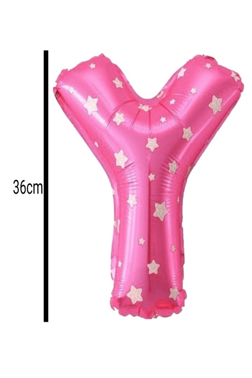Harf Folyo Balon Pembe 36cm Y
